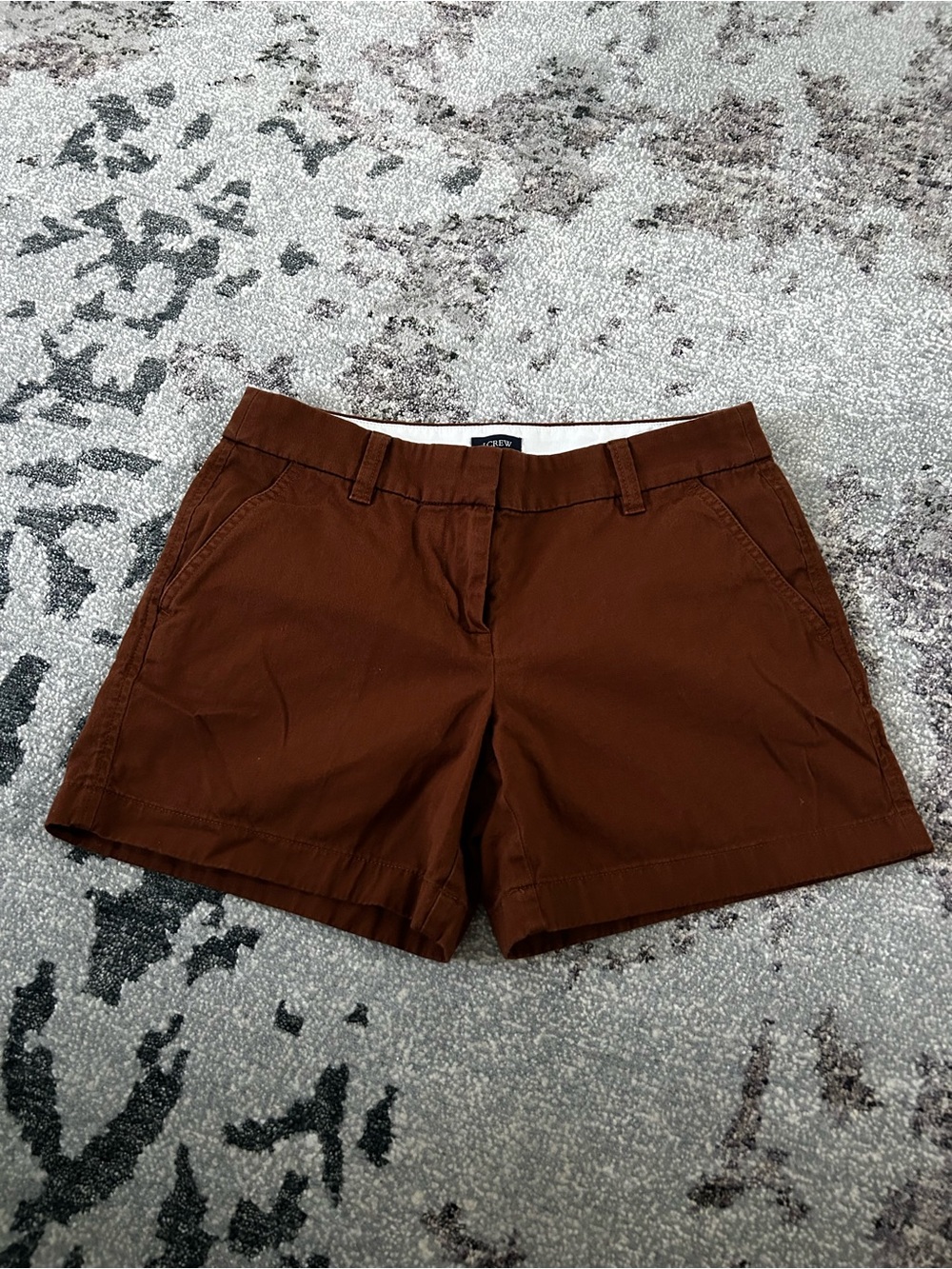 J. Crew Women's Rust Brown Chino Shorts